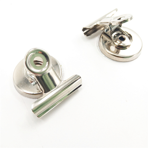 Personnalisé Argent Réfrigérateur Magnétique Papier Bouledogue Clips Titulaire - Product Image 3