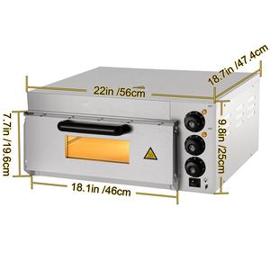 Horno eléctrico doble para pan Horno para pizza usado en la cocina Horno para pizza <span class=keywords><strong>de</strong></span> piedra Canton a la venta - Product Image 3