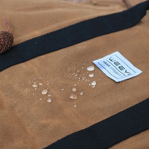 CHANGRONG Heavy Duty Waxed Canvas Firewood <strong>Log</strong> <strong>Carrier</strong> Tote Bag Customizable Fireplace Sets &amp; Accessories - Product Image 6