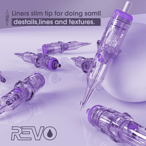 INKin Revo 20 unids/caja RL & RS OEM PMU suministros fabricación cuero cabelludo micropigmentación <span class=keywords><strong>Nano</strong></span> Hair Stroke tatuaje personalizado PMU <span class=keywords><strong>agujas</strong></span> - Product Image 4