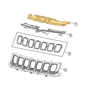 Couvre-réservoir d'eau Jeep Compass 55112645AA, pièce de rechange en plastique pour les modèles 2017-2022 - Product Image 4
