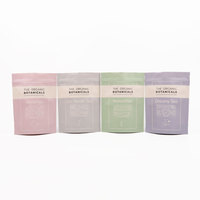 Custom Printed Food Grade Stand up Zip Lock Kraft Paper Packaging Pouch Biodegradable Mylar Bags