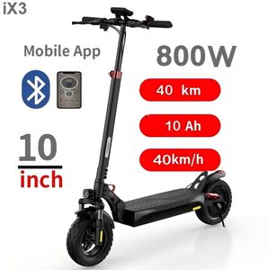 Monopattino Elettrico per Adulti IScooter <span class=keywords><strong>IX3</strong></span>/iX4/iX5/iX6 Pieghevole e Impermeabile con Pneumatici Vacuum Fuoristrada, 2 Ruote e Display LED Intelligente - Product Image 3