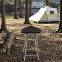 Pouf pliant moderne et minimaliste en plastique – Chaise portable économique pour la maison, la chambre, l'école, l'entrée, la cuisine, l'appartement, le supermarché