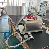 Machine de remplissage automatique de bureau à pompe à engrenages pour pâtes détergentes, graisses, crèmes, pâtes à souder et liquides visqueux