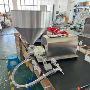 Machine <span class=keywords><strong>de</strong></span> remplissage automatique <span class=keywords><strong>de</strong></span> bureau à pompe à engrenages <span class=keywords><strong>pour</strong></span> pâtes détergentes, graisses, crèmes, pâtes à souder et liquides visqueux - Product Image 1