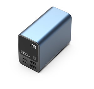 شحن سريع USB من النوع C ثنائي الشحن مع W + W محطة شحن طاقة محمولة 27000 مللي أمبير في الساعة ممتازة للاستخدام المنزلي أو المكتبي - Product Image 2