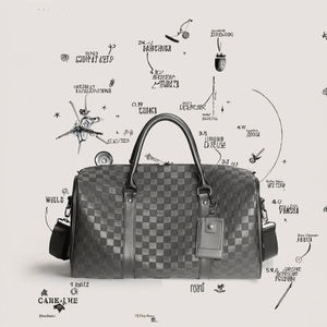 Carsinya <b>Holdall</b> Luxury PU Duffle <b>Bag</b> for <b>Men</b> 16 Inch Brown Unisex with Zipper Closure Travel Model 231116 China Origin - Product Image 2