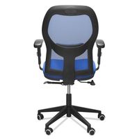 DRACO Chaise de bureau ergonomique Design contemporain Multi-verrouillage Contact permanent Mouvement Hauteur réglable 3 couleurs-Modèle bleu