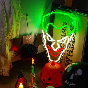 Enseigne néon LED Joker, lumière néon anime pour décoration de chambre, alimentation USB, intensité réglable, art mural - Product Image 5