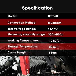 Probador de batería funciona con <span class=keywords><strong>X431</strong></span> <span class=keywords><strong>PRO</strong></span> <span class=keywords><strong>GT</strong></span>/<span class=keywords><strong>X431</strong></span> <span class=keywords><strong>PRO</strong></span> V4.0/<span class=keywords><strong>X431</strong></span> PRO3 V4.0/<span class=keywords><strong>X431</strong></span> PRO5/<span class=keywords><strong>X431</strong></span> PAD V/PAD VII <span class=keywords><strong>Launch</strong></span> <span class=keywords><strong>X431</strong></span> BST360 - Product Image 5