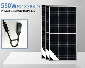 Panel Solar Policristalino de 550W con Gran Resistencia a la Intemperie para Monitoreo en Exteriores, Equipos de Camping, Almacenamiento de Energía Solar - Product Image 4