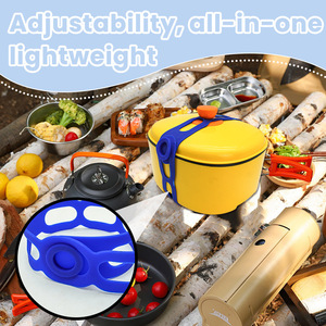 Wholesale Reusable Lid Strap <b>Silicone</b> Elastic Band Universal Pot Holder for Lunch Box Outdoor Tableware <b>Tool</b> - Product Image 4