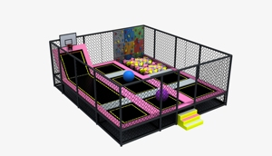 Parc <span class=keywords><strong>de</strong></span> trampolines commercial personnalisé pour enfants, aire <span class=keywords><strong>de</strong></span> jeux intérieure, <span class=keywords><strong>trampoline</strong></span> Ninja Warrior, <span class=keywords><strong>mousse</strong></span> pour adultes, certifié CE, personnalisation gratuite - Product Image 5