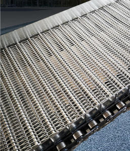 304 Paslanmaz Çelik Tel Örgü Konveyör Bant Kaynaklı Örgü Kaplama Konveyör Bandı El Yapımı Pişirme İçin - Product Image 5