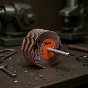 Rueda de Láminas Abrasivas con Resina TTAKE, 25x5mm, Eje de 6mm, Grano 120, para Desbarbado y Pulido - Product Image 3