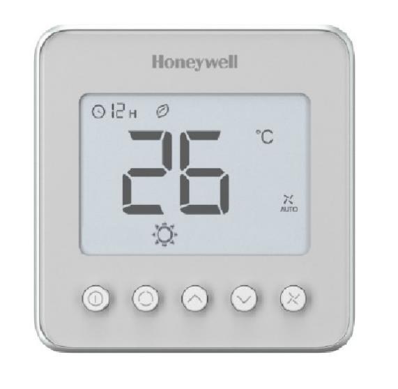Honeywell TF428WNS/U сетевой ЖК-термостат квадратный пластиковый дизайн для систем HVAC сделано в США