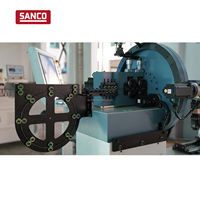 Machine de formage de fil CNC à double tête avancée pour cadre de siège automobile, dossier et coussin, machine de cintrage de fil 3D haute vitesse CE