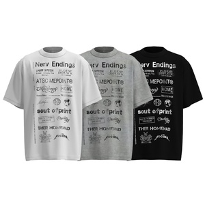 เสื้อยืดผู้ชายแขนสั้นลายพิมพ์สร้างสรรค์สไตล์เรโทรสตรีทแวร์คุณภาพสูงคอลเลคชั่นใหม่รับซัมเมอร์ ผลิตจากผ้าฝ้าย 100% - Product Image 1