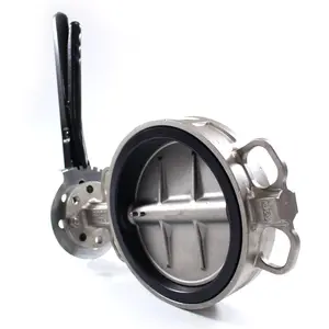 Stainless Steel/ SS304/SS316 SS DISC Butterfly Valve For Water