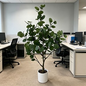 Árbol de Eucalipto Artificial para Simulación de Decoración de Piso de Sala de Estar - Product Image 5