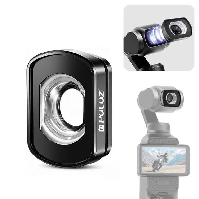 PULUZ Magnetic Wide-Angle Lens 112 Degree FOV Filter for DJI Osmo Pocket 4 / 3
