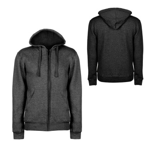 Sweats à capuche personnalisables avec un design unique Manches thermiques longues Couleur unie pour hommes pour l'hiver Capuche brodée Toutes les tailles disponibles - Product Image 4