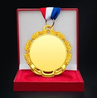 Médailles vierges personnalisées en stock, or, argent et cuivre, médailles vierges pour sublimation, gravure de médailles, médailles de course de marathon et trophées sportifs