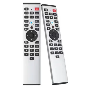 Molde privado 31 teclas audio universal Smart TV box RCT2031 Control remoto de aleación de aluminio