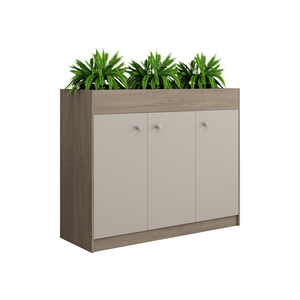 Estantería Moderna Abierta de Madera y Vidrio con 2 Puertas para Archivos, Ideal para Escuelas, Talleres y Hoteles - Product Image 1