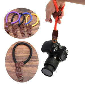 <b>Camera</b> Strap Rope Wrist Neck Anti Drop Anti Slip For Mirrorless <b>Digital</b> <b>Camera</b> 9 Colors With Leather Ends - Product Image 5