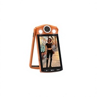 Kamera Selfie ORDRO VS3 4K UHD 360+270 Layar Lipat Vintage 2026 Baterai Isi Ulang untuk Deteksi Wajah
