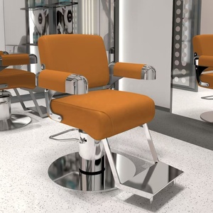 Fauteuil de coiffure, exclusif salon de coiffure, fauteuil de rasage et de coupe de cheveux haut de gamme pour hommes, tabouret relevable et rotatif - Product Image 2