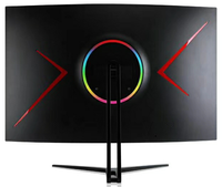 Monitor gaming 32 inci, Monitor gaming 1500R OEM tanpa bingkai QHD 2k melengkung 165HZ