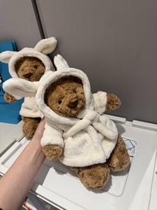ตุ๊กตาผ้าขนนุ่มรูปเสื้อคลุมอาบน้ำ JC <span class=keywords><strong>Bartholomew</strong></span> Bears รุ่น UK ขนาด 26 ซม. พร้อมหูกระต่าย ของขวัญขายส่ง - Product Image 6