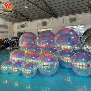 Productos al por mayor suaves al aire libre oro plata adornos navideños bolas globo inflable globo de cumpleaños decoración de fiesta - Product Image 6