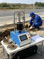 Digital Display CBR Tester California Bearing Ratio Testing Machine LCD Readout for Laboratory Soil Strength Equipment