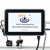 Imprimante jet d'encre TIJ IPS-8101 à 1-8 têtes, simple, 12,7/25,4 mm, pour sacs plastiques, codage de date et QR code