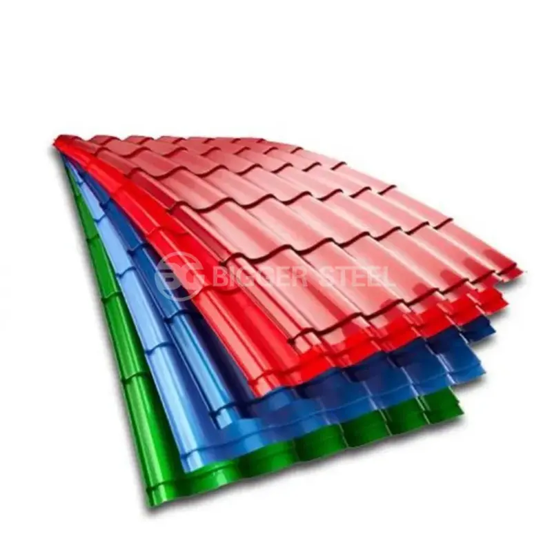 metal aluminium zinc galvanized roofing TS550GD DX51D+Z Soft TDC52D+Z iron prices color coated corrugated steel sheet