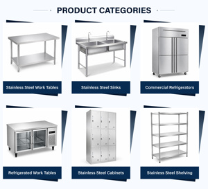Servicio OEM, Mesa de <span class=keywords><strong>Trabajo</strong></span> de Acero Inoxidable 304 201 con Refrigerador Bajo Encimera, Cocina Comercial, Mesa de <span class=keywords><strong>Trabajo</strong></span> Refrigerada de 2 Niveles - Product Image 5