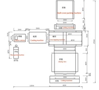 Machine automatique de fabrication de couettes matelassées KIVAS, matière première polyester, capacité 150-300 kg/h, composants non tissés, cœur PLC