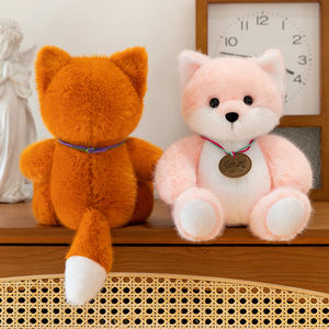 Set de Peluches de Compañía para Escritorio - Lindos Elefantes, Zorros, Pingüinos y Conejos para Aliviar el Estrés y el Aprendizaje, Muñecos de Animales Pequeños para Consolar - Product Image 4