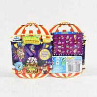 Sacs en PET imprimés colorés de formes spéciales, très demandés, pour figurines de jouets, couleur personnalisable, emballage cadeau jetable thermoscellable