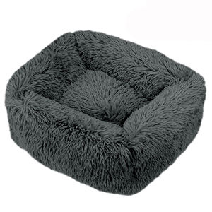 Coussin <span class=keywords><strong>pour</strong></span> <span class=keywords><strong>chien</strong></span> en fausse fourrure ultra douce et écologique, design élégant, taille XS, petit, 45x35cm, rectangle, canapé, antidérapant, durable, toutes saisons - Product Image 4