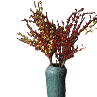 Perles de fleurs artificielles en PE pour le Festival du Printemps, vente en gros, guide de mariage MW09901