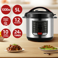 Offre Spéciale ménage 5L acier inoxydable cuisine autocuiseur électrique autocuiseur multi fonction acheter autocuiseur 6l