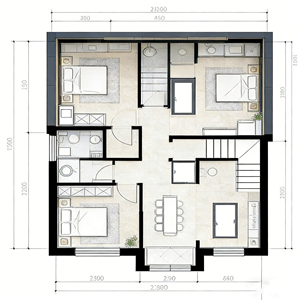 ويلكامب هيكل فولاذي خفيف حديث للفلل، فيلا معيارية، منازل مسبقة الصنع من طابقين، للاستخدام في الشقق والفنادق، وحدة سكنية صغيرة - Product Image 5