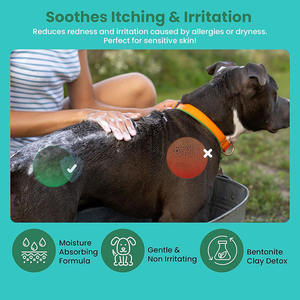 ผงทำความสะอาดสำหรับสัตว์เลี้ยงแบบไม่มีน้ำเสื้อโค้ทสำหรับดูแลสัตว์เลี้ยงไม่มีซัลเฟตแป้งพาราเบนไม่มีกลิ่นไม่ระคายเคืองผงแชมพูแห้งสำหรับสุนัขและแมว - Product Image 5