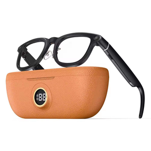 Smart <b>Glasses</b> With 8MP <b>Camera</b> Video Recording EIS Six Axis Stabilization AI Transition Person Recognition White Black Frame - Product Image 3