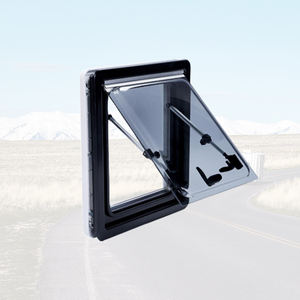 Piezas de RV, <span class=keywords><strong>ventanas</strong></span> de coche de 450*500mm con cortina plisada, ventana de <span class=keywords><strong>caravana</strong></span> ASA para autocaravana RVs - Product Image 1